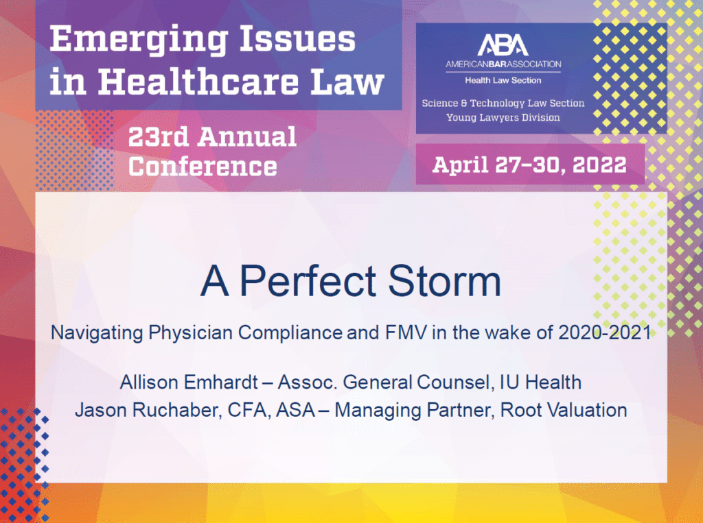 ABA Health Law Emerging Issues 2022 A Perfect Storm